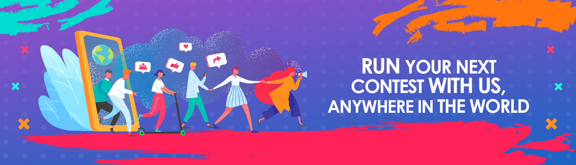 Run your next contest with us, anywhere in the world