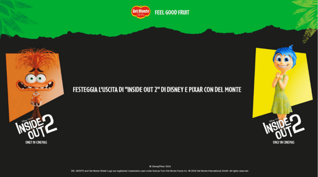Concorso a premi Del Monte WIN A TRIP FOR FOUR TO LONDON