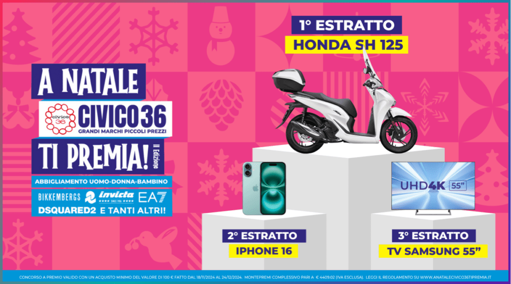 a natale civico 26 ti premia